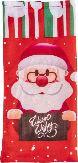 Jõulune pudelikate Santa Claus 30 × 14 cm