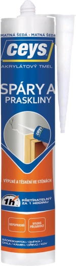 Akrüültäihendus vuukidele ja pragudele 280 ml hall matt CEYS