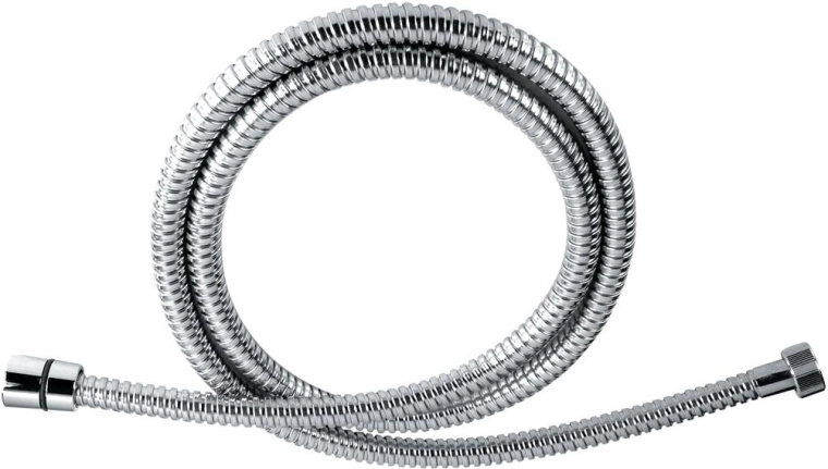 Dušivoolik 150 cm, väändumiskindel, kroom Metalia