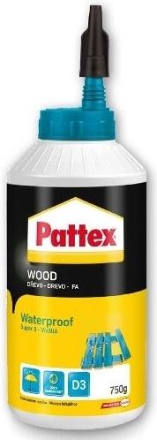 Waterproof wood glue D3 750 g PATTEX Super 3