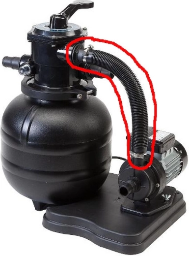 Ühendusvoolik BlackStar ja ProfiStar filtritele 38 cm