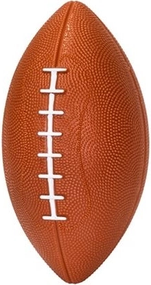 Piiksuv ragbikujuline pall koerale 21 cm