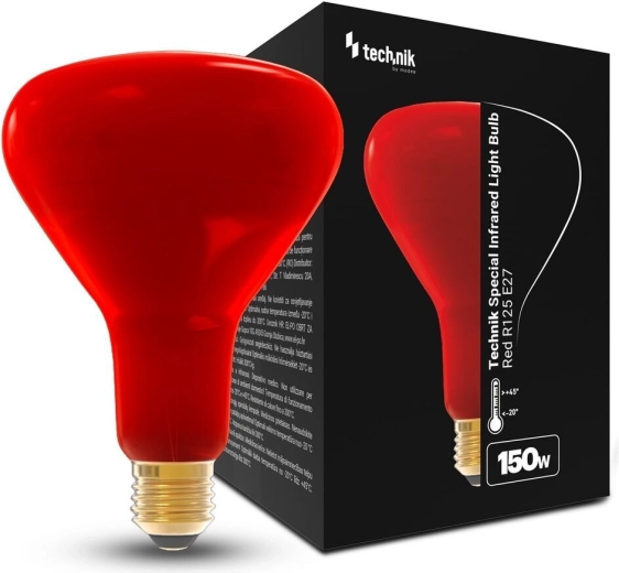 Infrapunalamp R125 150 W E27 Technik