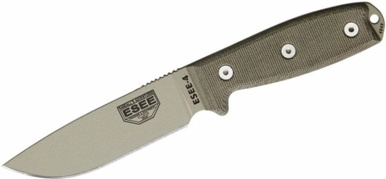 ESEE 4 Desert Tan Universal Knife with Sheath