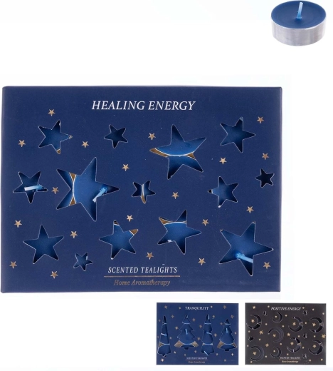 Lõhnateeküünlad Moon 12 tk (12 g) – 3 lõhna segu