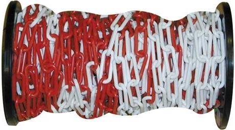 Plastist ohutuskett punane-valge 30 m