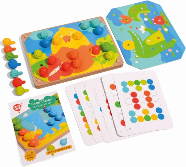 Mosaiik ja tikkimine tihvtidega