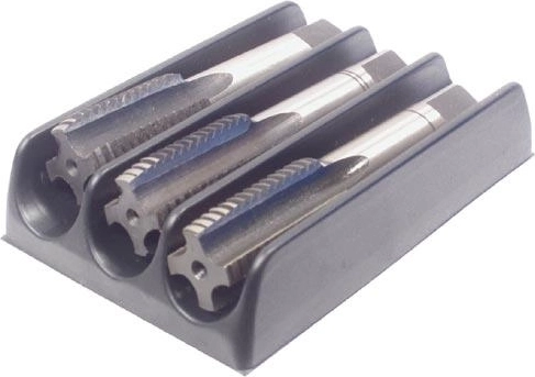 Keermepuuride komplekt M5 x 0,80 tööriistaterasest, 3-osaline