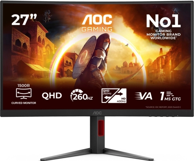 AOC Gaming kumerdatud mängumonitor CQ27G4Z2 27" QHD 260 Hz VA
