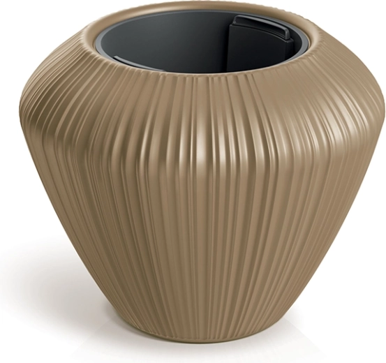 OROHA planter, diameter 38 cm, caramel