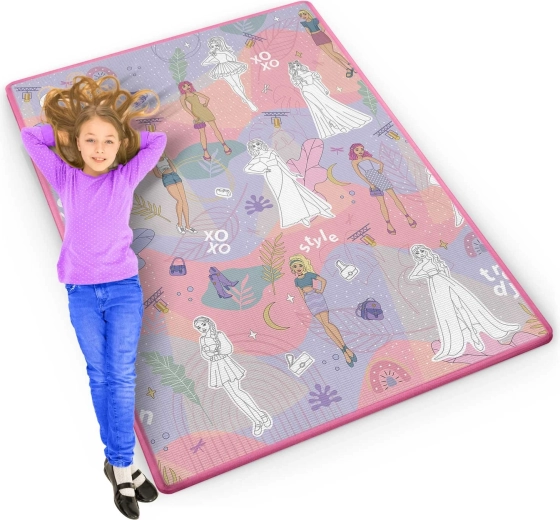 Rullitav vahust värviraamatualus 120 × 92 × 0,3 cm RICOKIDS Fashion