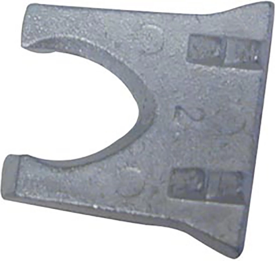 Metallist kinnitustapp varre jaoks 17 × 16 mm (5 tk)