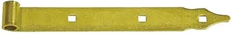 Strap Hinge 500 × 35 × 4 mm, pin diameter 13 mm, yellow zinc-plated