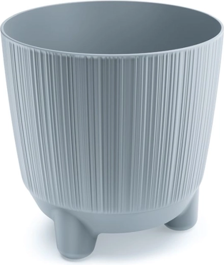 RYFO light grey planter with legs 16.8 cm