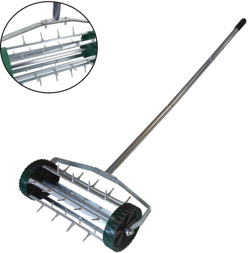 Käsiajamiga muruaeraator ratastega 148 cm - 1 tk