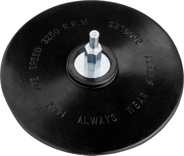 Sanding paper backing pad 125 mm with screw clamping