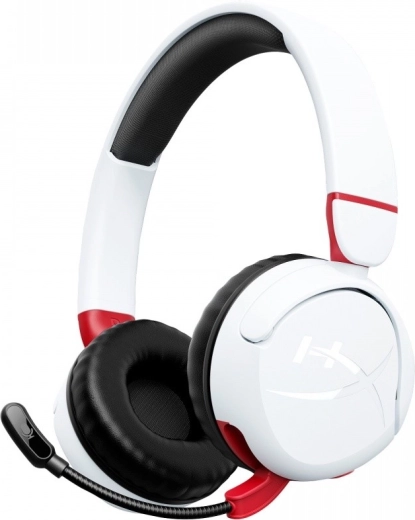 HyperX Cloud Mini juhtmevabad laste mängurikõrvaklapid – valged