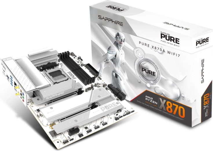 Sapphire PURE X870A WIFI7 motherboard