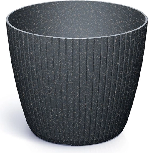Lillepott Lamia Eco Wood antratsiit 13,8 cm
