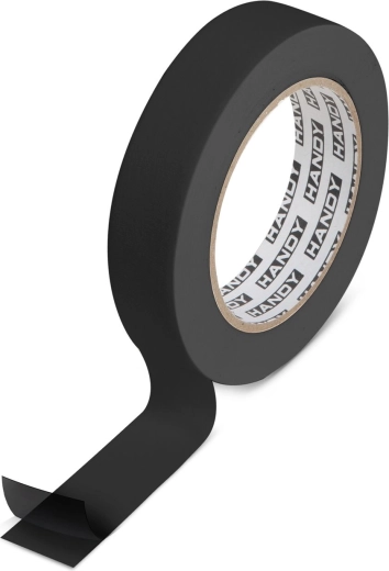 Black Double-Sided Foam Mounting Tape for Outdoor Use 5 m × 19 mm