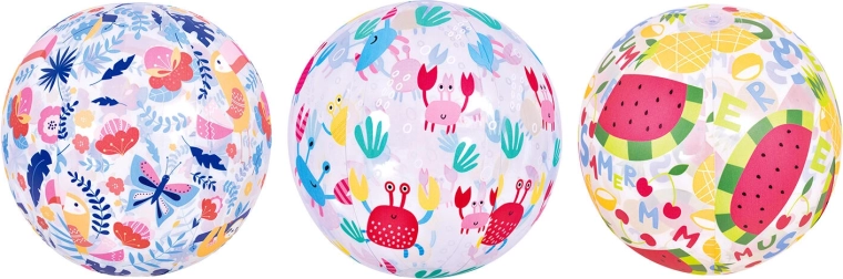 Täispuhutav rannapall 50 cm, erinevad kujundused