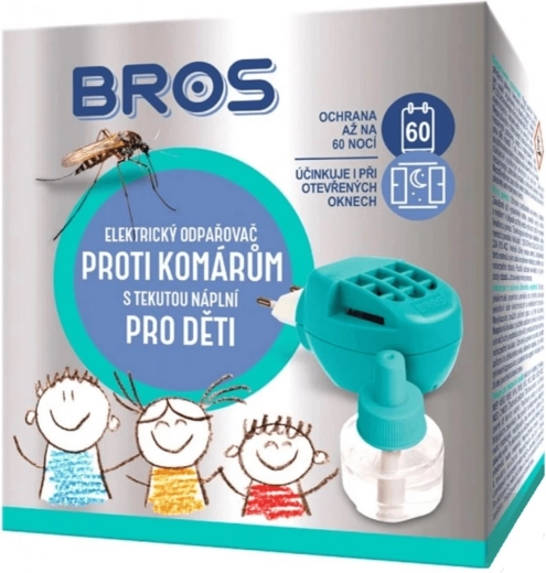 Bros elektriline sääsevastane aurusti vedela täitega lastele