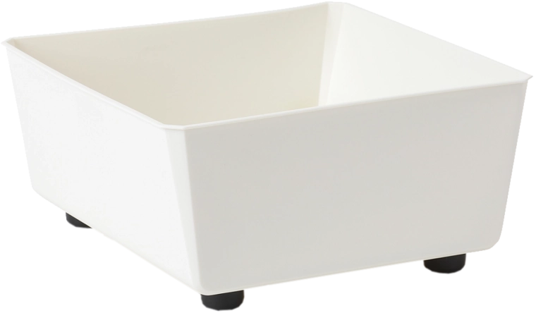 Kreemi värvi lillepott SAGA 28,5 × 28,5 cm