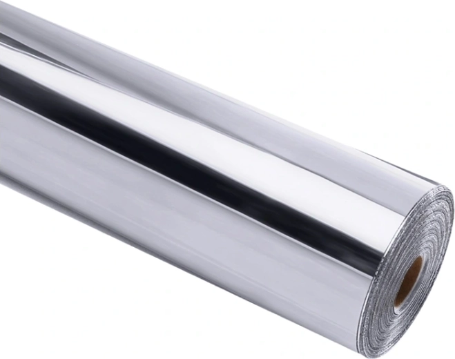 Isekleepuv kile HTVRONT Chrome Metallic hõbedane 30,5 × 90 cm