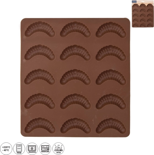 Orion SILLINIE Silicone Crescent Cookie Mold