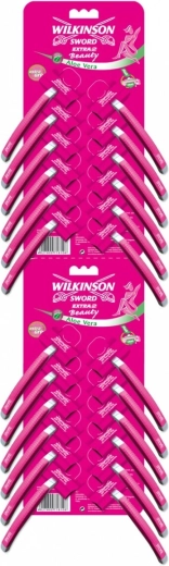 Ühekordsed raseerijad WILKINSON Extra2 Beauty Strip – 24 tk (hind 1 tk kohta)