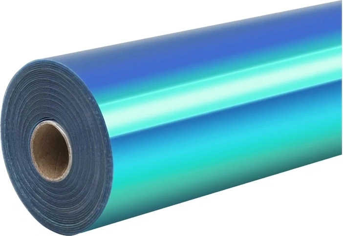 HTVRONT Holographic Self-Adhesive Vinyl Film 30.5 × 90 cm, Turquoise - 1 piece