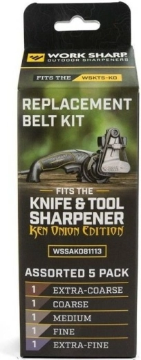 Work Sharp lihvrihmade komplekt Ken Onion Editionile, 5 tk