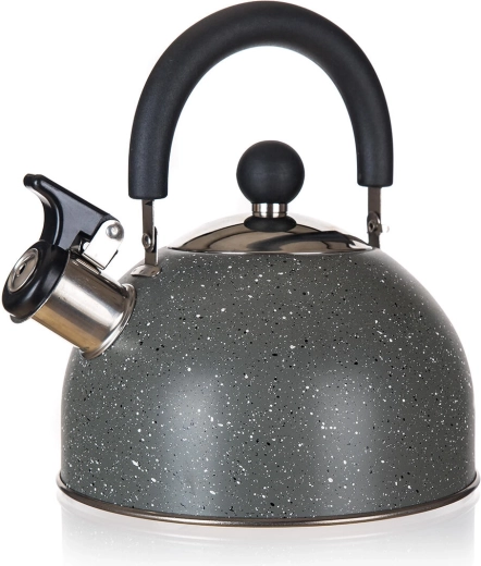 Vilisev roostevabast terasest veekeetja Granite Grey 1,7 l