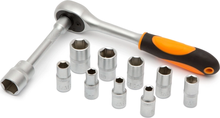 Padrunvõtmete komplekt narrega 1/4" – 12 osa