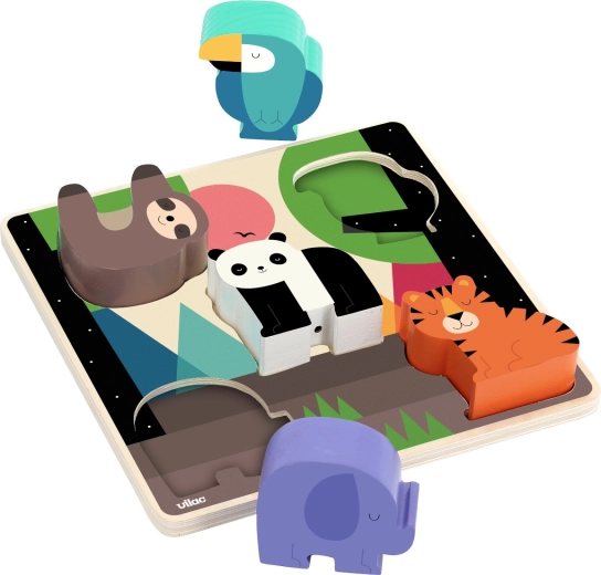 Vilac heli-mõistatuse pusle džungel