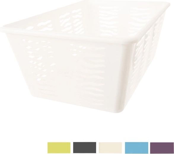 Plastist hoiukorv Zebra 36,4 × 25 × 14,5 cm (värvide segu)