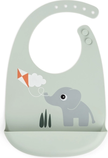 Done by Deer silicone bib Playground green