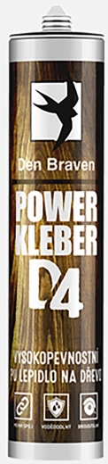 Veekindel montaažiliim beež 300 ml D4 POWER KLEBER