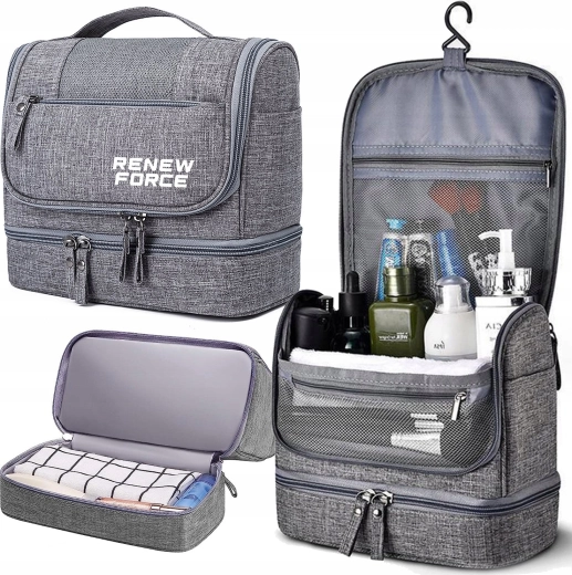 Travel toiletry bag with hook Tic-bag light - 1 piece