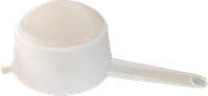 Plastist köögisõel tiheda võrguga 9 cm