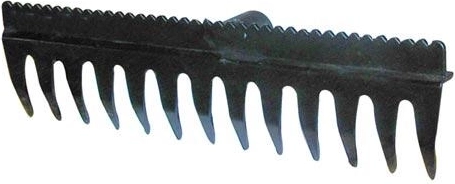 Reha s tasanduslatiga 38,5 × 11 cm, 13 piid, klaaskiuga tugevdatud PA, ilma varreta