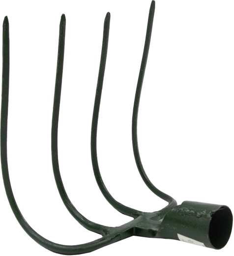 4-Tine Manure Fork Head (Handle Not Included)