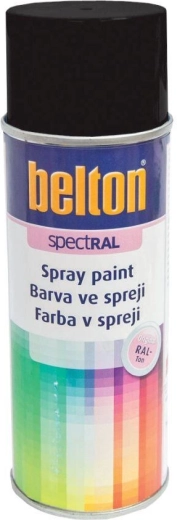 Pihustusvärv BELTON RAL 9005 matt must 400 ml