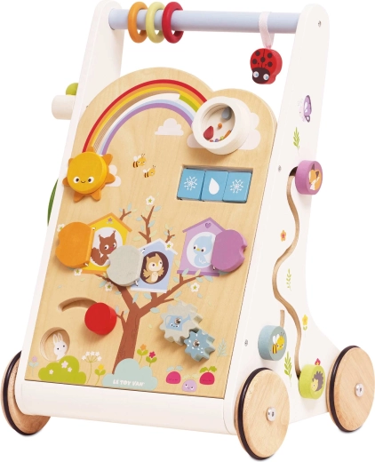 Wooden educational baby walker and push-along toy for children Le Toy Van