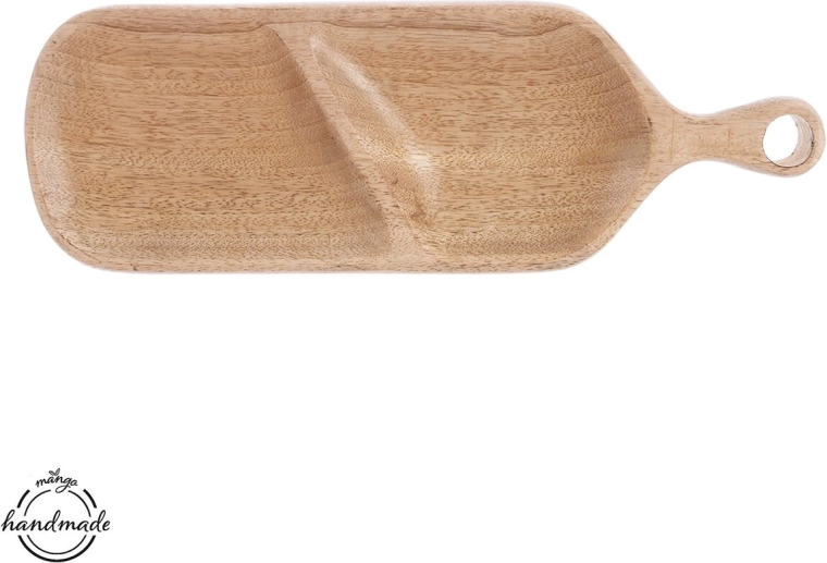Jaotatud serveerimisalus mangopuidust 40,5 × 14 cm