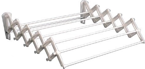 Accordion Clothes Drying Rack Praktik 60 cm – White