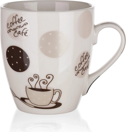 Keraamiline cappuccino kruus 240 ml, valge