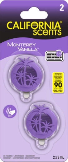 Autolõhn ventilaatorivõrele CALIFORNIA SCENTS Monterey Vanilla