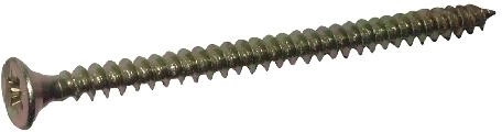 Universaalsed täiskeermelised kruvid 5 × 40 mm, kollane tsink (500 tk)