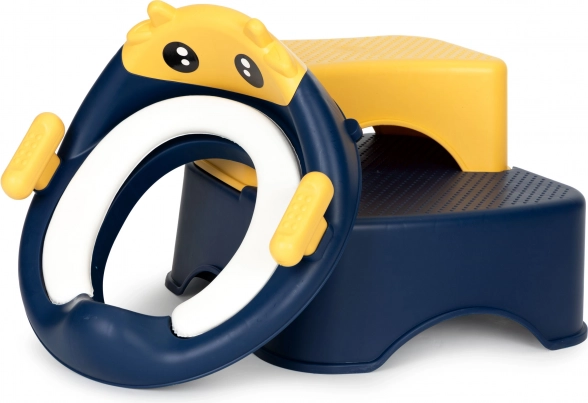 Laste WC-istmekate käepidemetega ja kaheastmelise astmega ECOTOYS